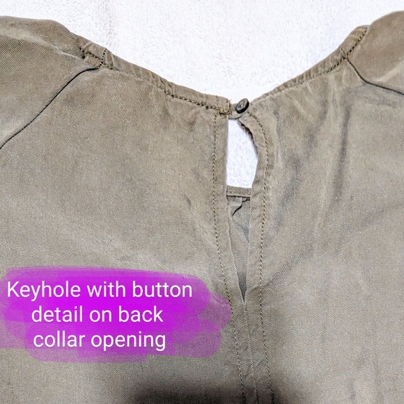 Joe Fresh size large army green straight dress, GUC - Picture 8 of 10